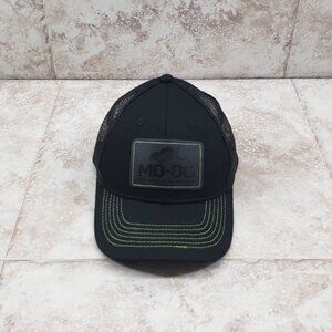 Black Limited Ed Mountain Dew Mesh Outdoor Gear Snapback Trucker Hat Vinyl Patch